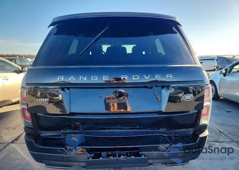 2022 Land Rover Range Rover Hse Westminster Edition z USA, uszkodzony, nr VIN SALGS2RU6NA459635